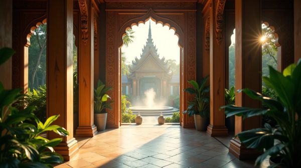 Experience profound peace at a meditation retreat in a temple Thailand