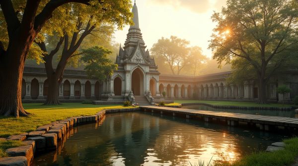 Experience profound peace at a meditation retreat in a temple Thailand